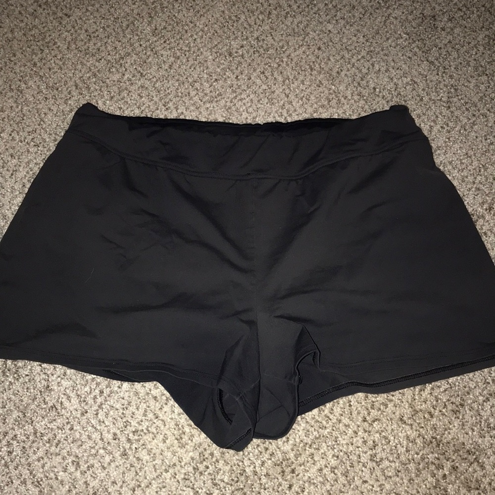 Lands End 3” Black Swim Shorts Tummy Control with built in Panty